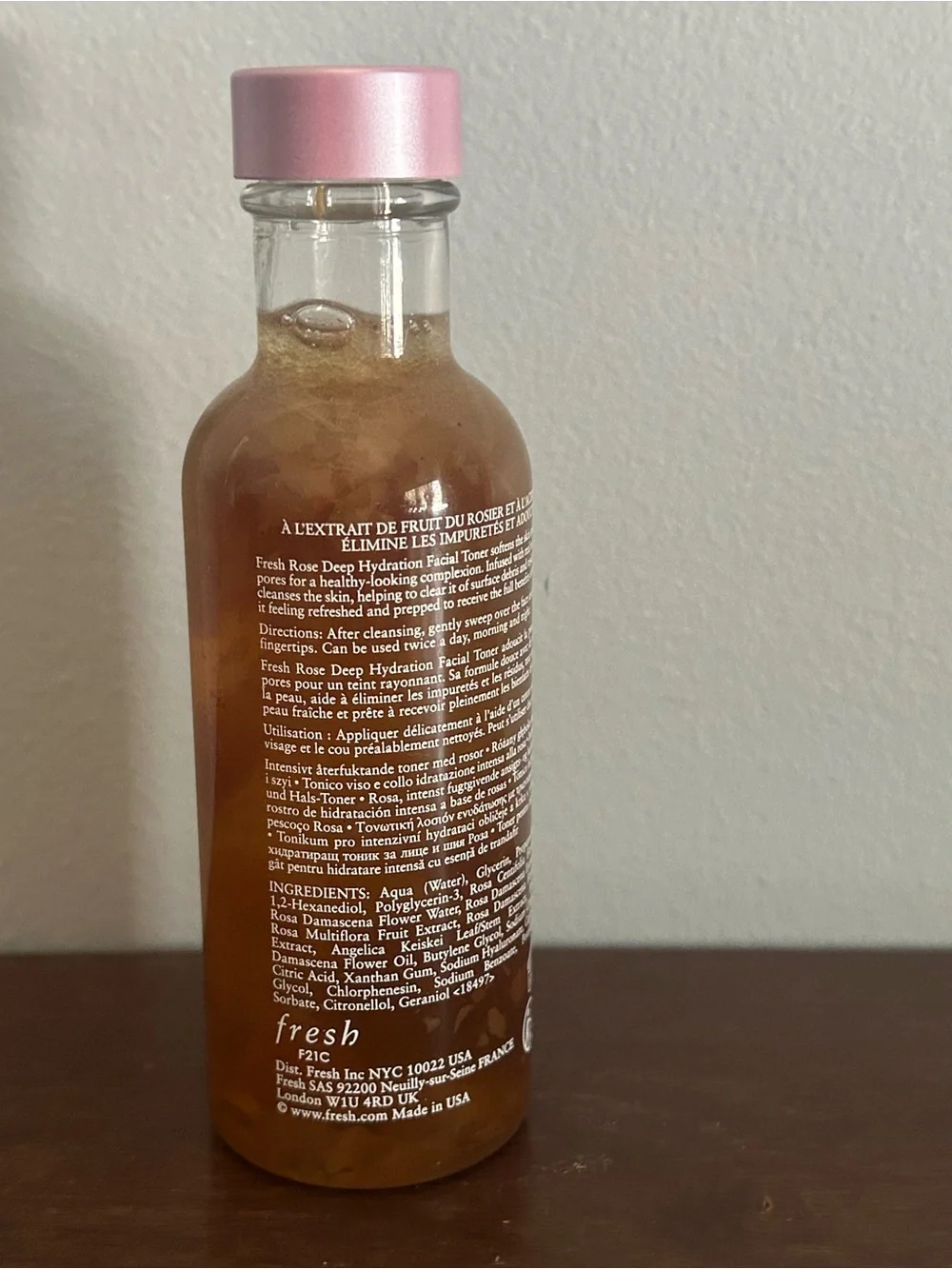 fresh Rose Deep Hydration Facial Toner